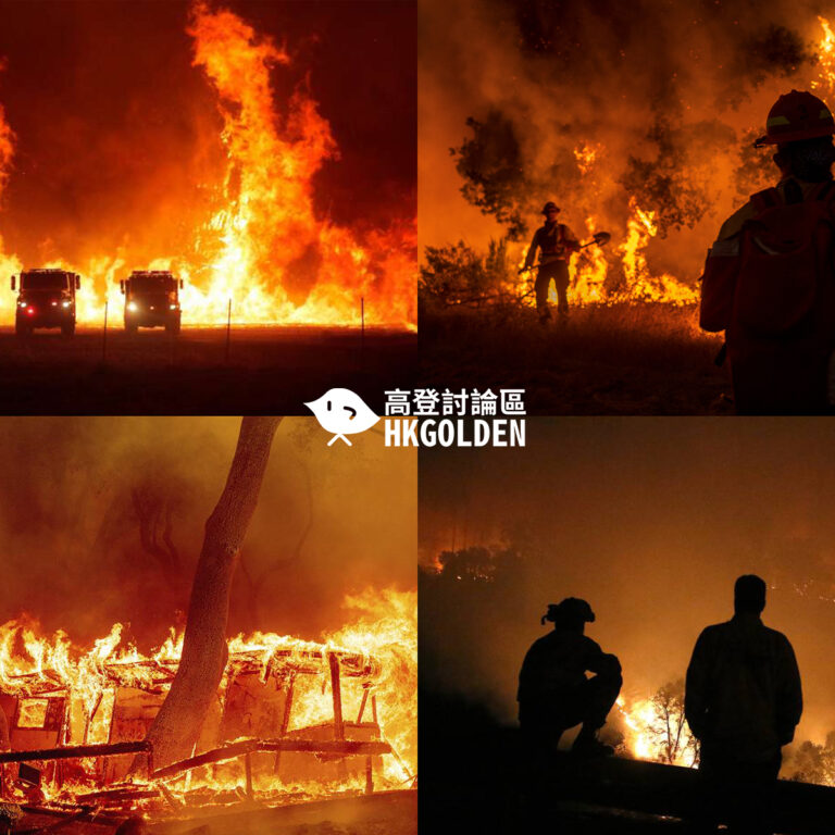 北加州雷暴引發1萬公頃大火 高溫加劇令電力短缺 北加州雷暴引發1萬公頃大火 高溫加劇令電力短缺