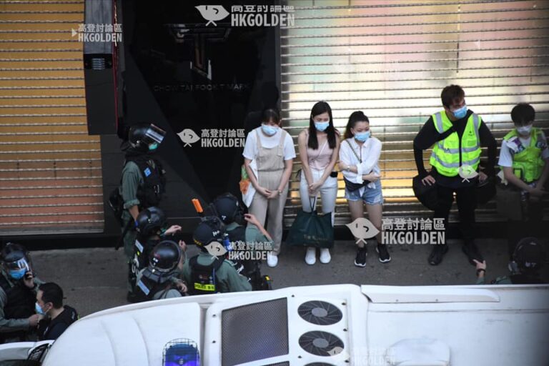 反國安法靜默遊行