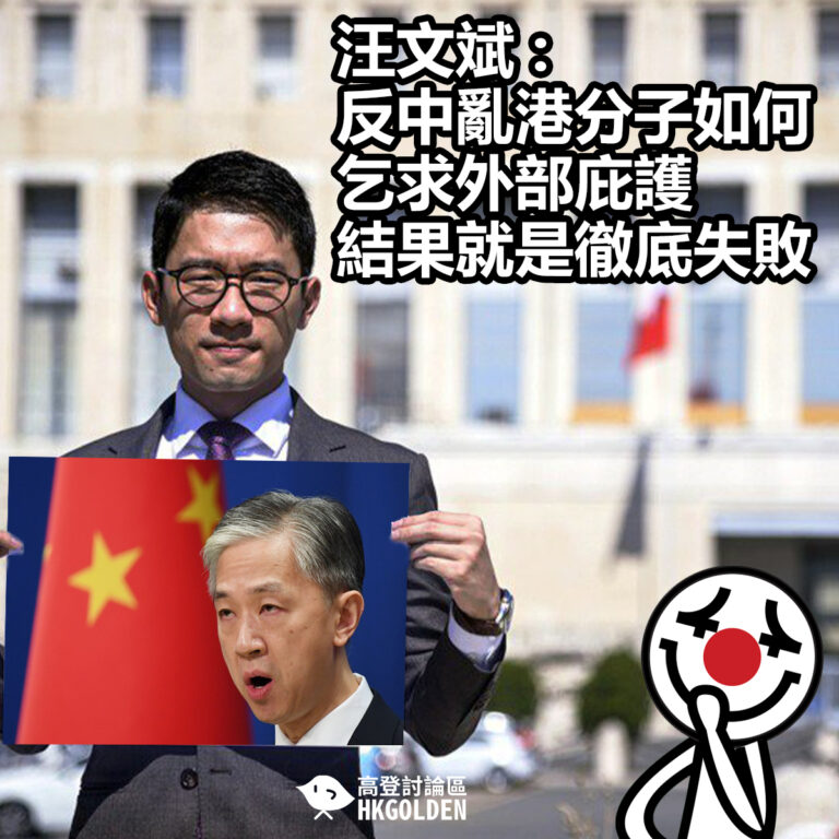 【汪文斌 : 反中亂港分子如何乞求外部庇護  結果就是徹底失敗】