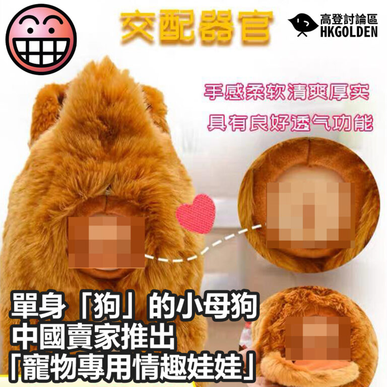 【單身「狗」的小母狗  中國賣家推出「寵物專用情趣娃娃」】