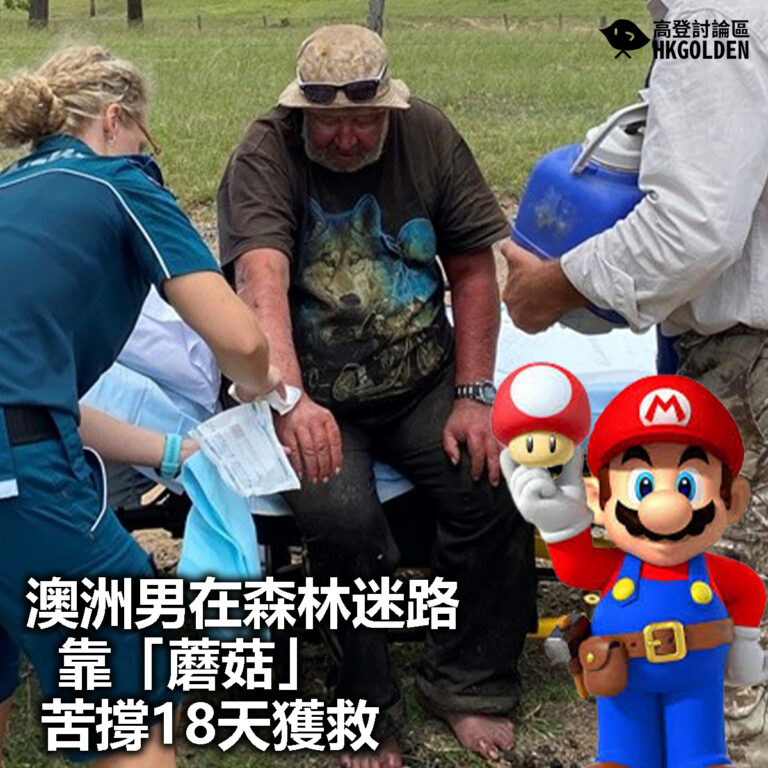 【澳洲男在森林迷路  靠「蘑菇」苦撐18天獲救 】