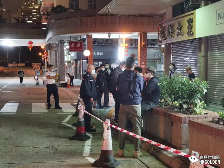 【美孚蘭秀道有一人群打鬥】