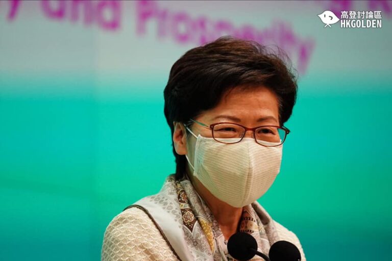 【特首林鄭月娥見記者 講述最新選舉制度：期望選出嘅議員愛國及關心社會發展 掌握民意】