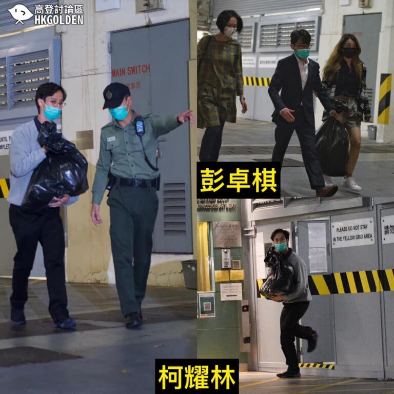 【彭卓棋柯耀林成功保釋外出】