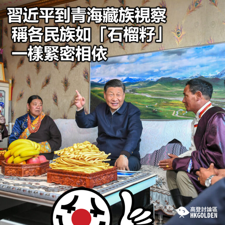 【習近平到青海藏族視察 稱各民族如「石榴籽」一樣緊密相依】