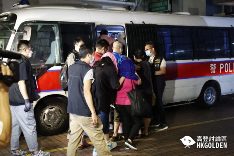 【觀塘工廈破獲非法賭場 拘二十八人】