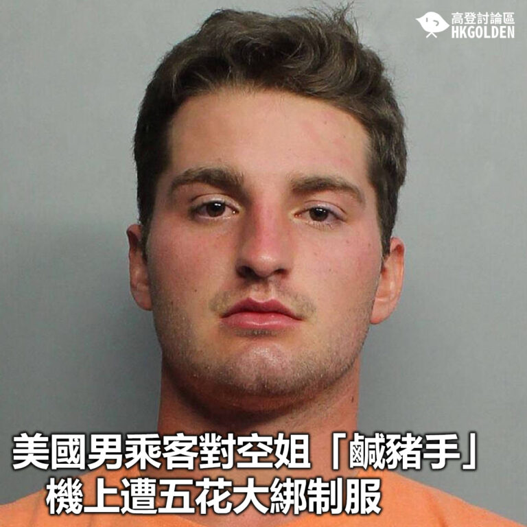 【美國男乘客對空姐「鹹豬手」  機上遭五花大綁制服】