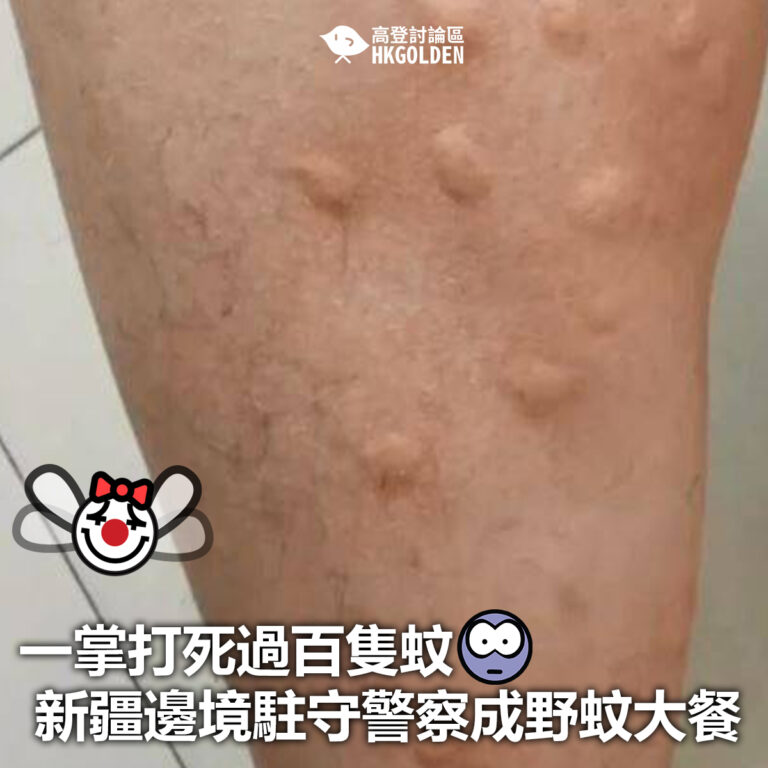【一掌打死過百隻蚊 新疆邊境駐守警察成野蚊大餐】