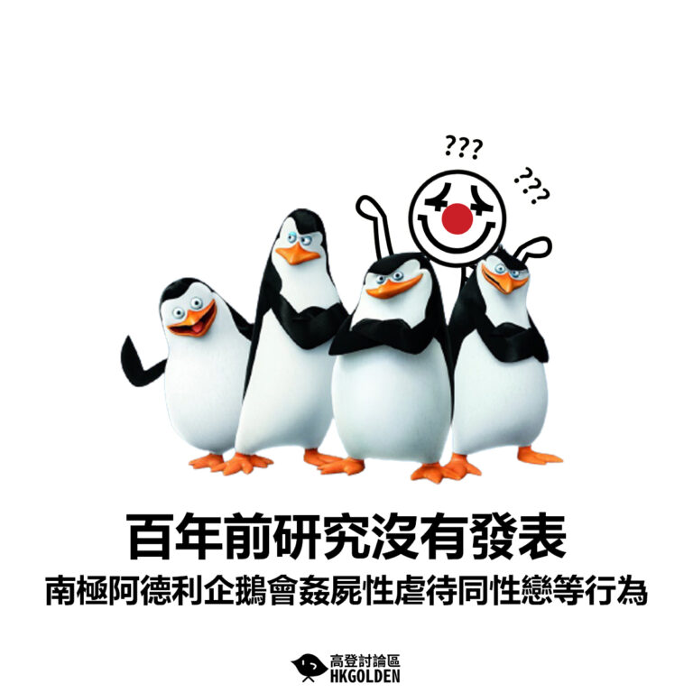 【百年前研究沒有發表 南極阿德利企鵝會姦屍性虐待同性戀等行為 】