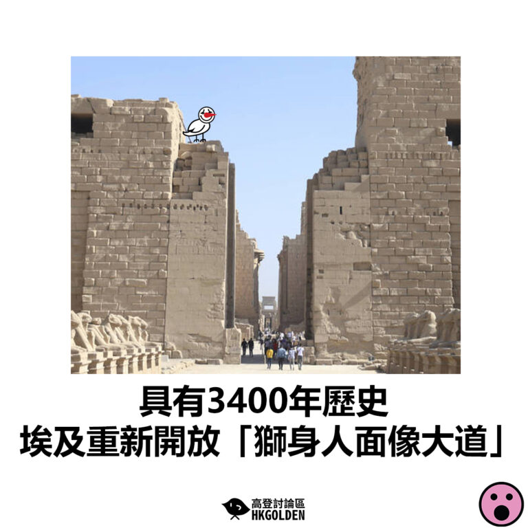 【具有3400年歷史  埃及重新開放「獅身人面像大道」】