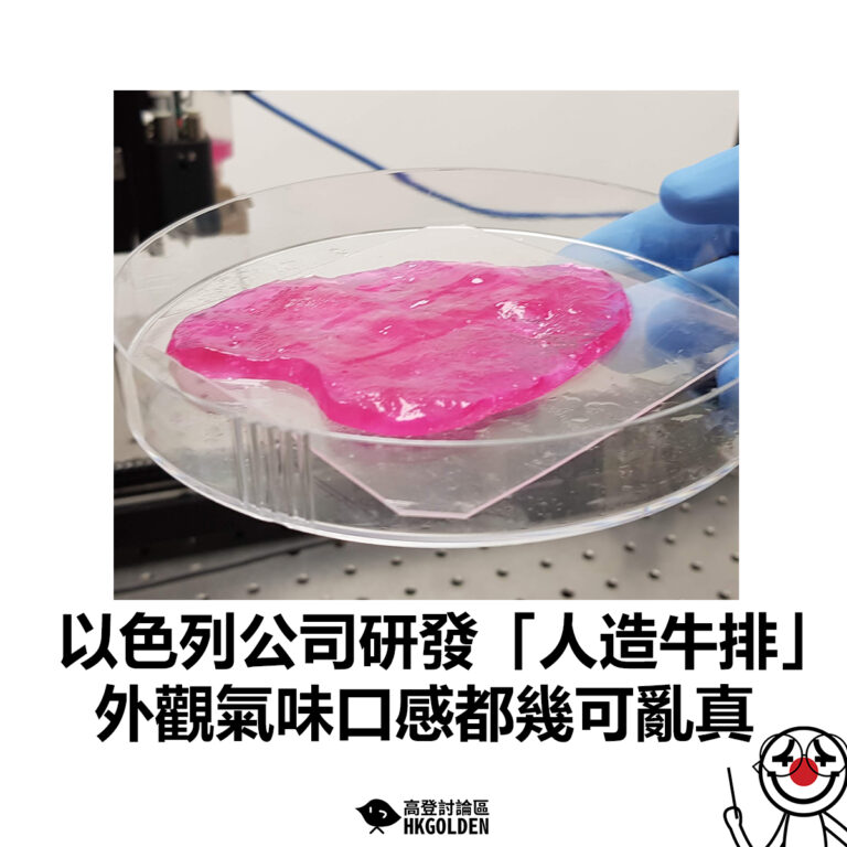 【以色列公司研發「人造牛排」 外觀氣味口感都幾可亂真】
