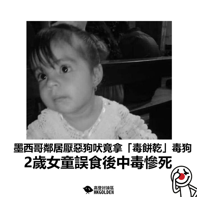 【墨西哥鄰居厭惡狗吠竟拿「毒餅乾」毒狗 2歲女童誤食後中毒慘死】