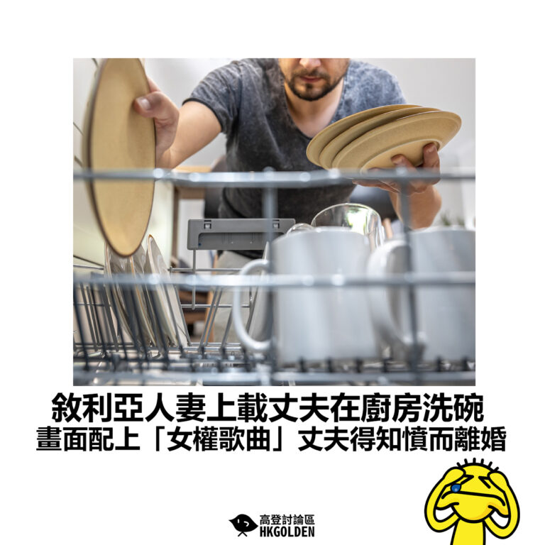 【敘利亞人妻上載丈夫在廚房洗碗 畫面配上「女權歌曲」丈夫得知憤而離婚】