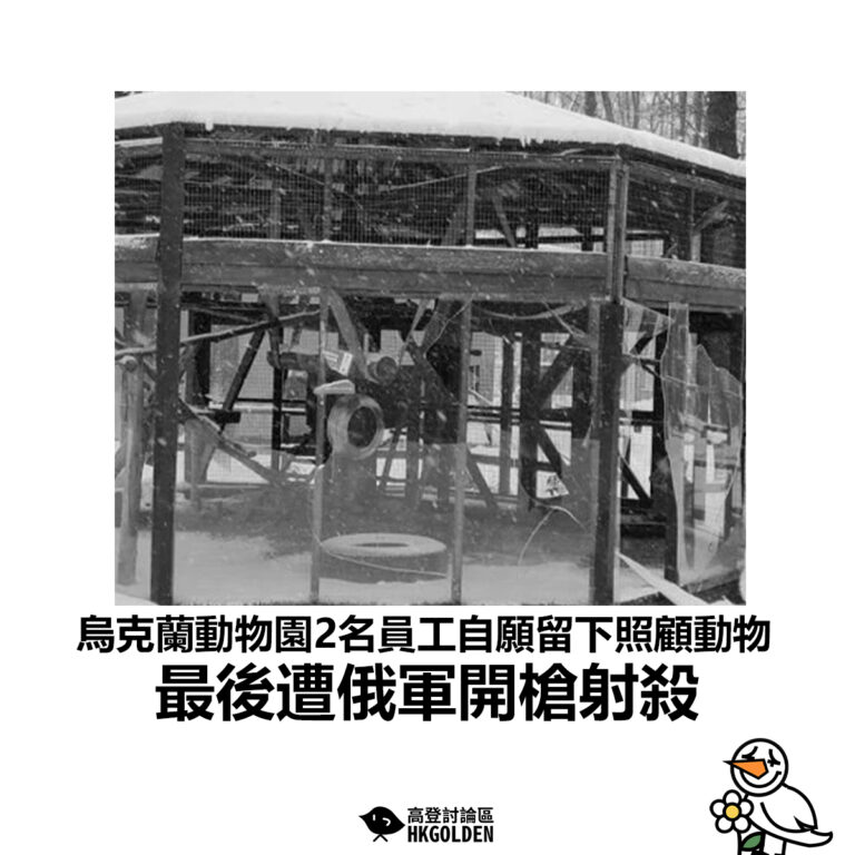 【烏克蘭動物園2名員工自願留下照顧動物 最後遭俄軍開槍射殺】