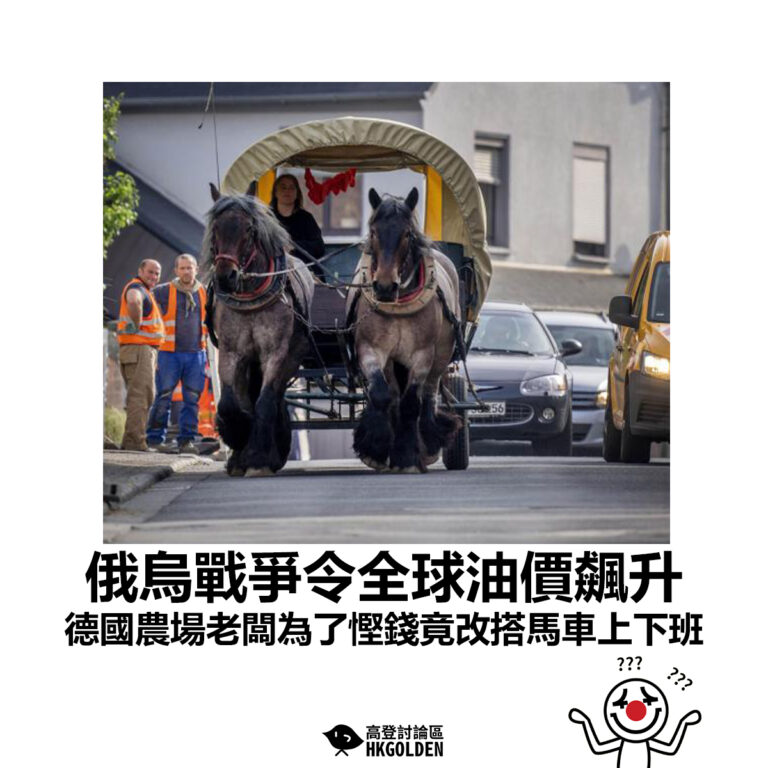 【俄烏戰爭令全球油價飆升 德國農場老闆為了慳錢竟改搭馬車上下班】