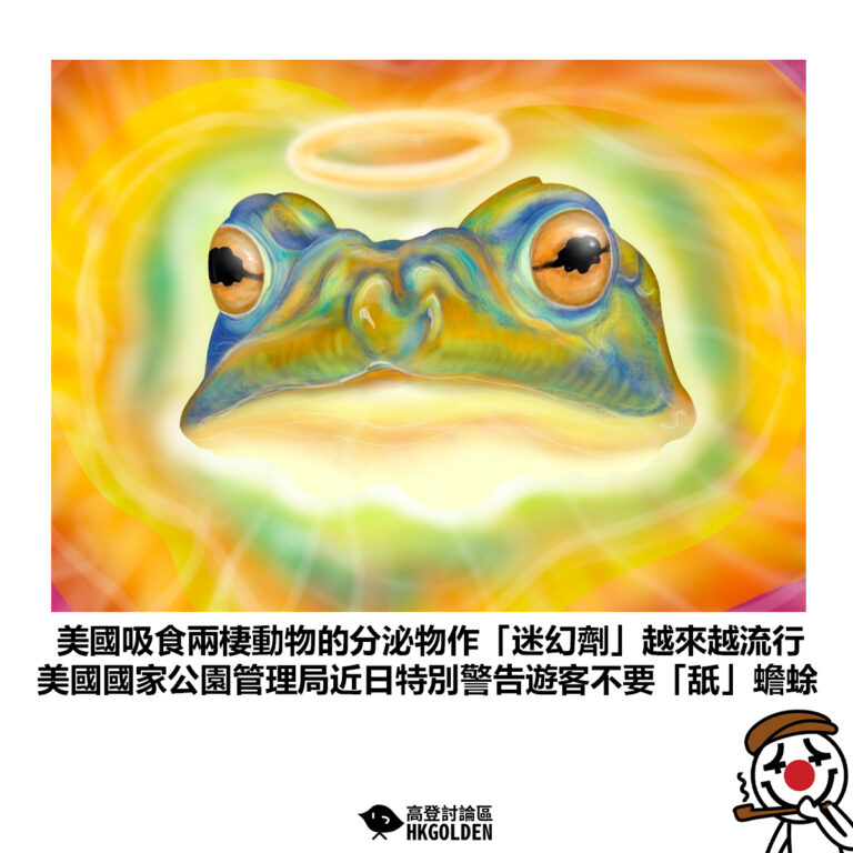 【美國吸食兩棲動物的分泌物作「迷幻劑」越來越流行 美國國家公園管理局近日特別警告遊客不要「舐」蟾蜍  】