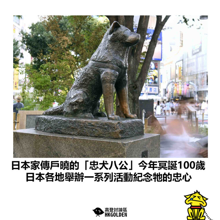 【日本家傳戶曉的「忠犬八公」今年冥誕100歲 日本各地舉辦一系列活動紀念牠的忠心】