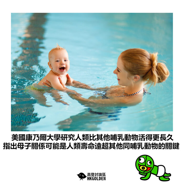 【美國康乃爾大學研究人類比其他哺乳動物活得更長久 指出母子關係可能是人類壽命遠超其他同哺乳動物的關鍵】