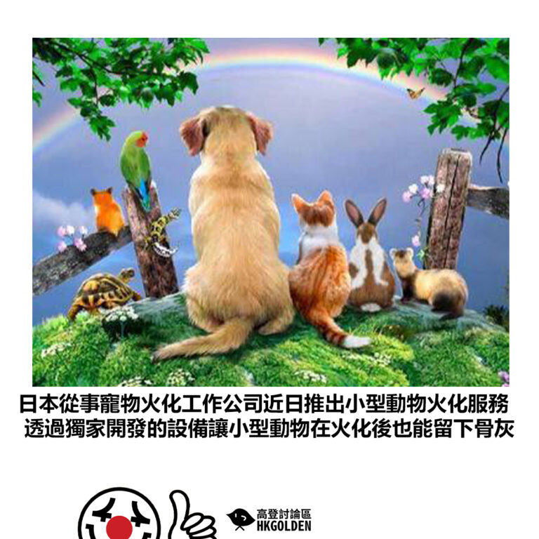 【日本從事寵物火化工作公司近日推出小型動物火化服務 透過獨家開發的設備讓小型動物在火化後也能留下骨灰】