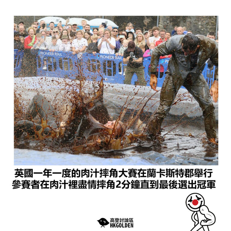 【英國一年一度的肉汁摔角大賽在蘭卡斯特郡舉行 參賽者在肉汁裡盡情摔角2分鐘直到最後選出冠軍】