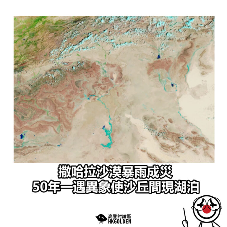 【撒哈拉沙漠暴雨成災　50年一遇異象使沙丘間現湖泊】