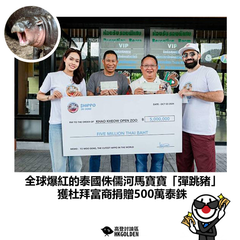 【全球爆紅的泰國侏儒河馬寶寶「彈跳豬」獲杜拜富商捐贈500萬泰銖】