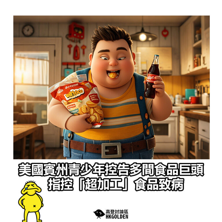 【美國賓州青少年控告多間食品巨頭  指控「超加工」食品致病】