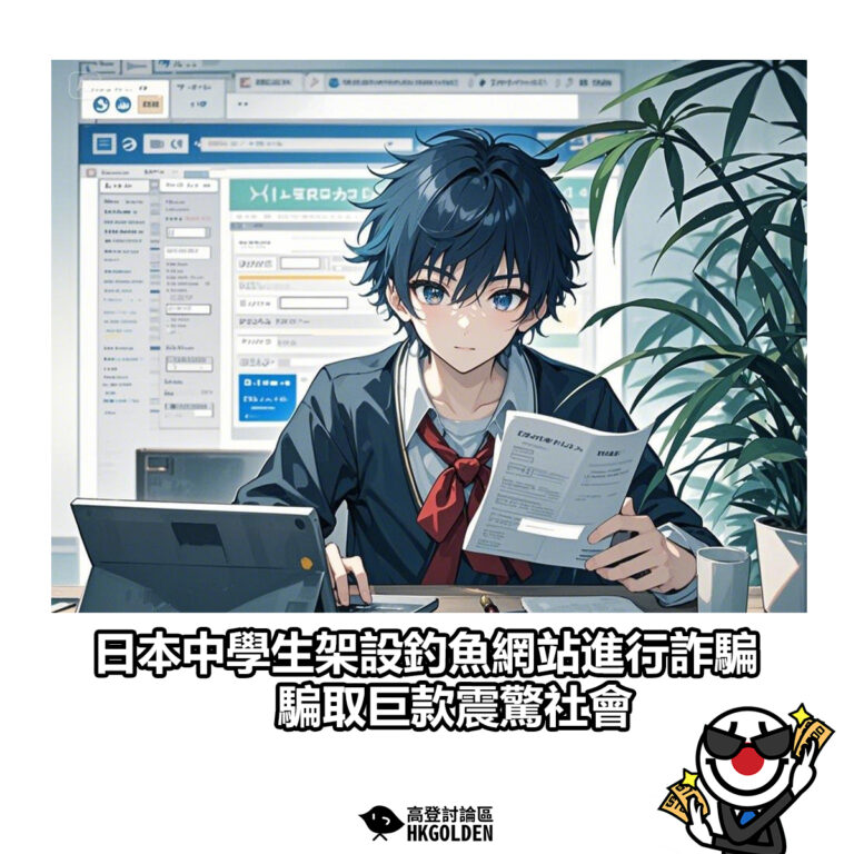 【日本中學生架設釣魚網站進行詐騙 騙取巨款震驚社會】