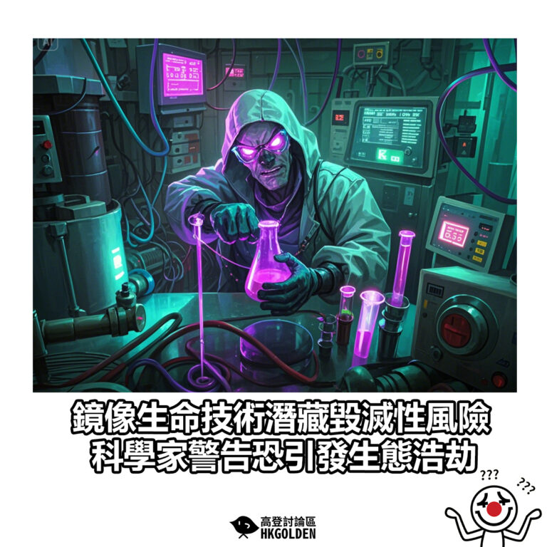 【鏡像生命技術潛藏毀滅性風險 科學家警告恐引發生態浩劫】