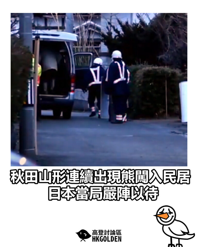 【秋田山形連續出現熊闖入民居 日本當局嚴陣以待】