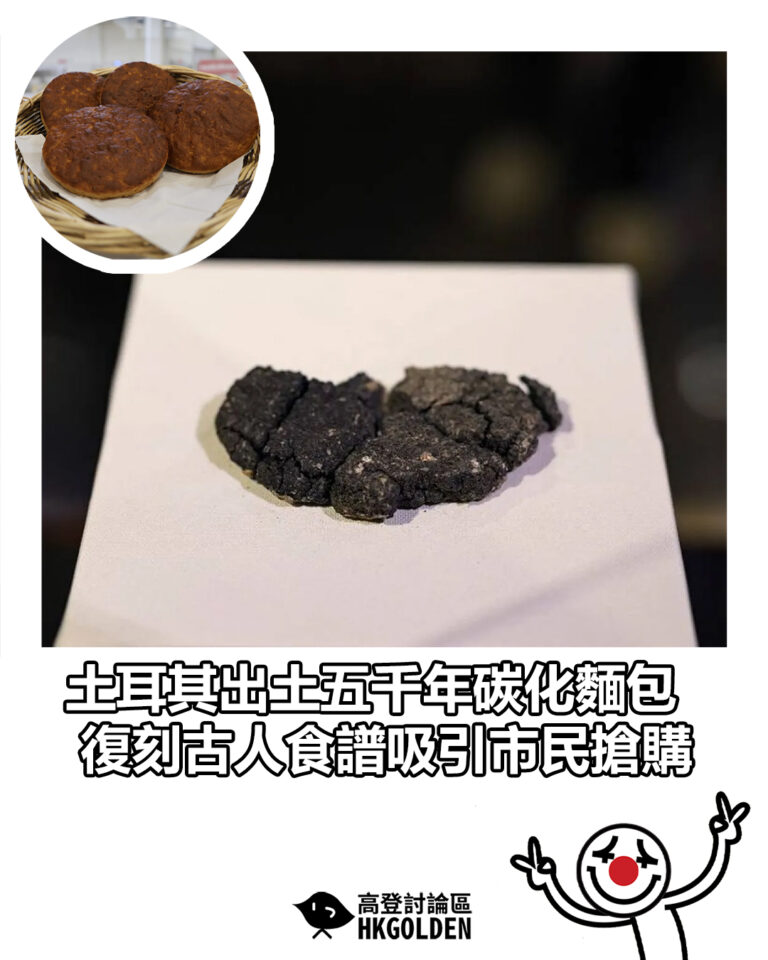 【土耳其出土五千年碳化麵包  復刻古人食譜吸引市民搶購】