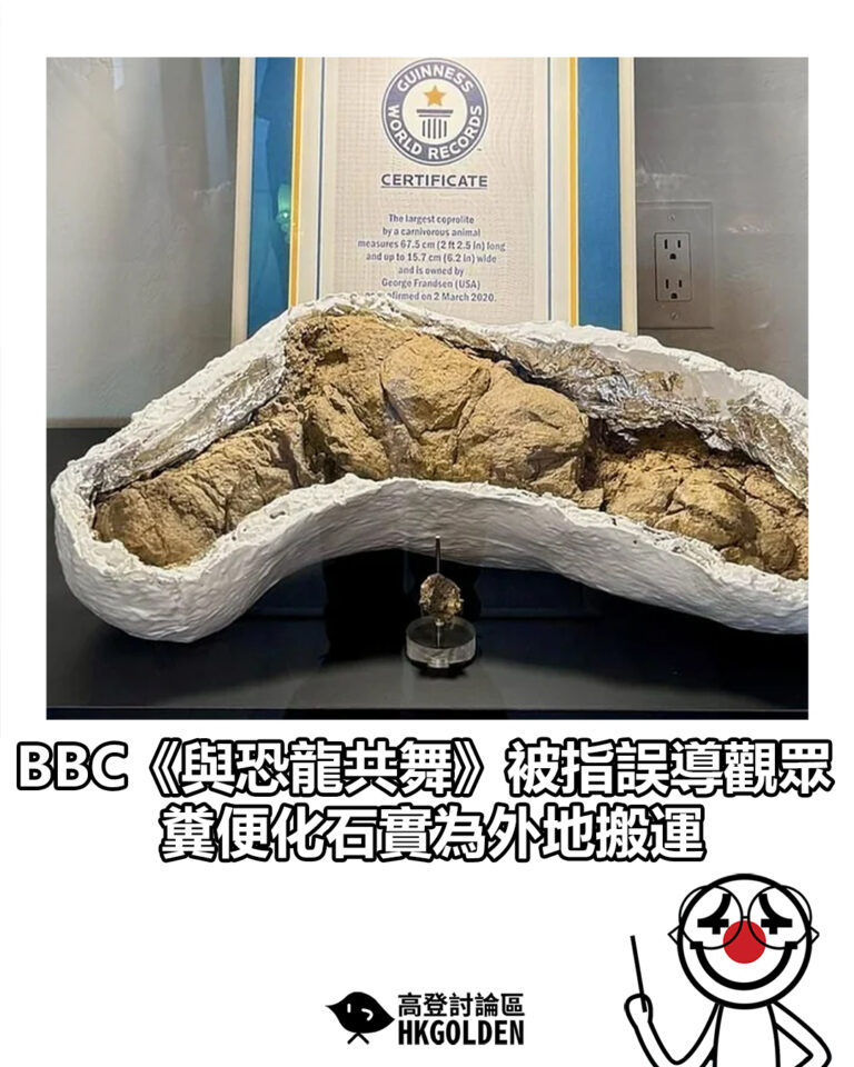 【BBC《與恐龍共舞》被指誤導觀眾　糞便化石實為外地搬運】