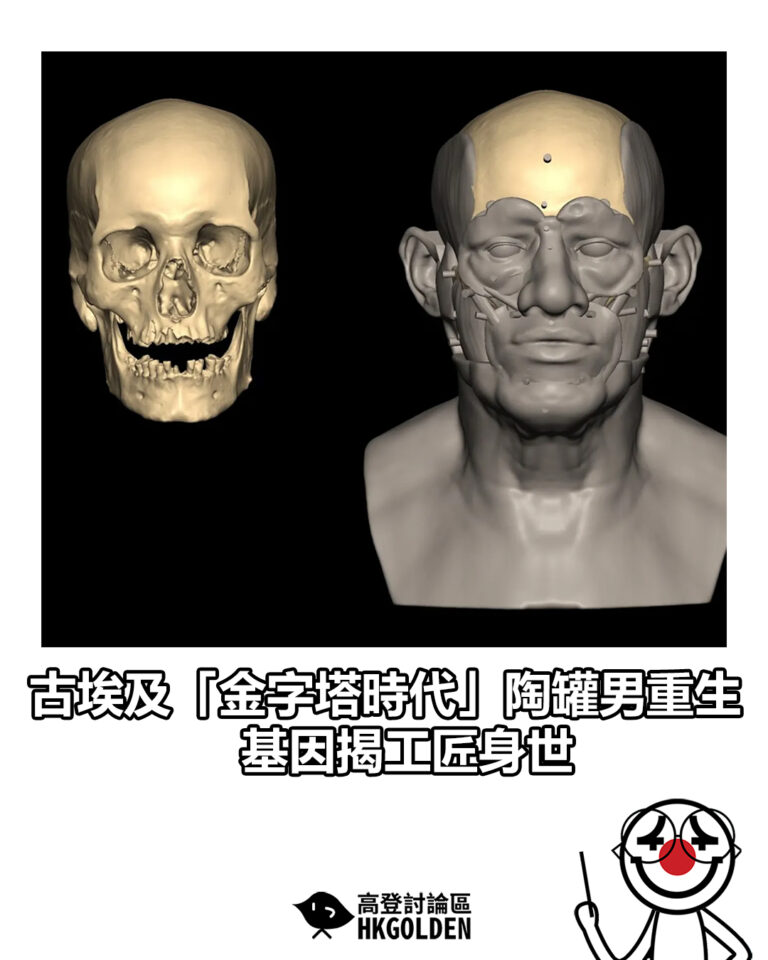 【古埃及「金字塔時代」陶罐男重生 基因揭工匠身世】