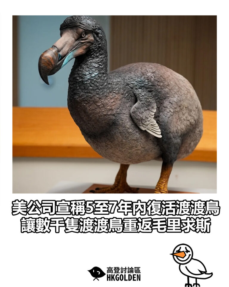 【美公司宣稱5至7年內復活渡渡鳥 讓數千隻渡渡鳥重返毛里求斯】