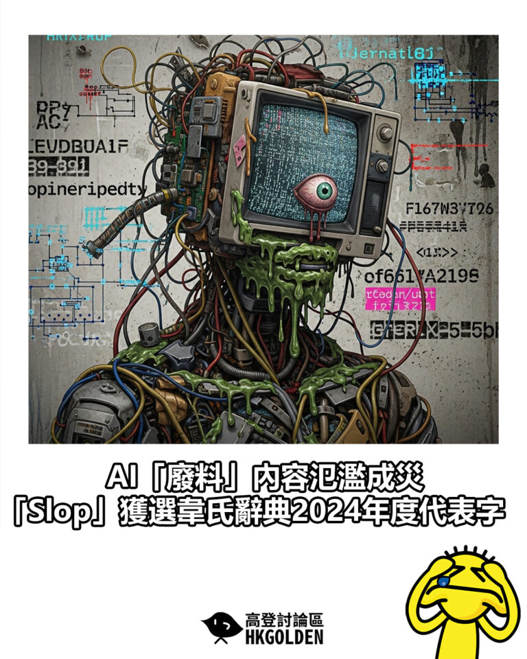 【AI「廢料」內容氾濫成災　「Slop」獲選韋氏辭典2024年度代表字】
