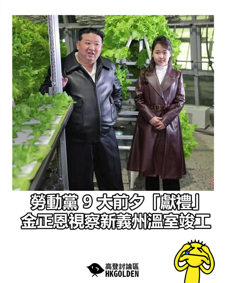 【勞動黨 9 大前夕「獻禮」 金正恩視察新義州溫室竣工】