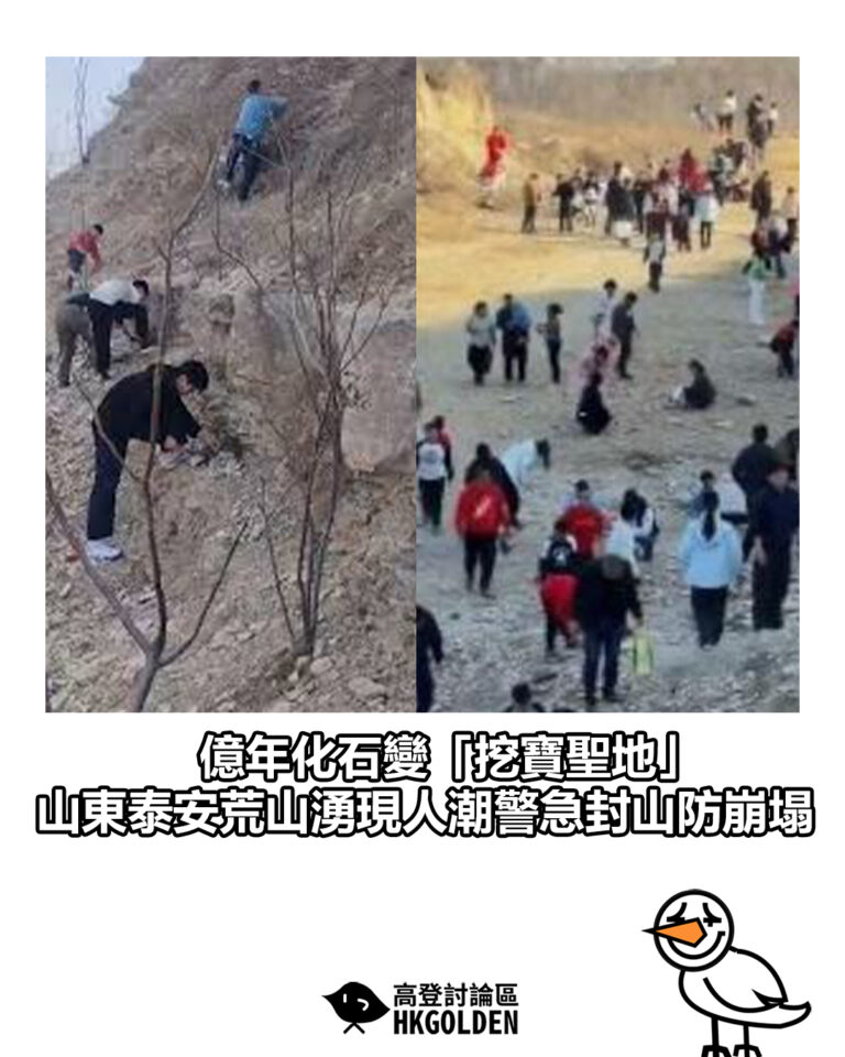 【億年化石變「挖寶聖地」山東泰安荒山湧現人潮警急封山防崩塌】