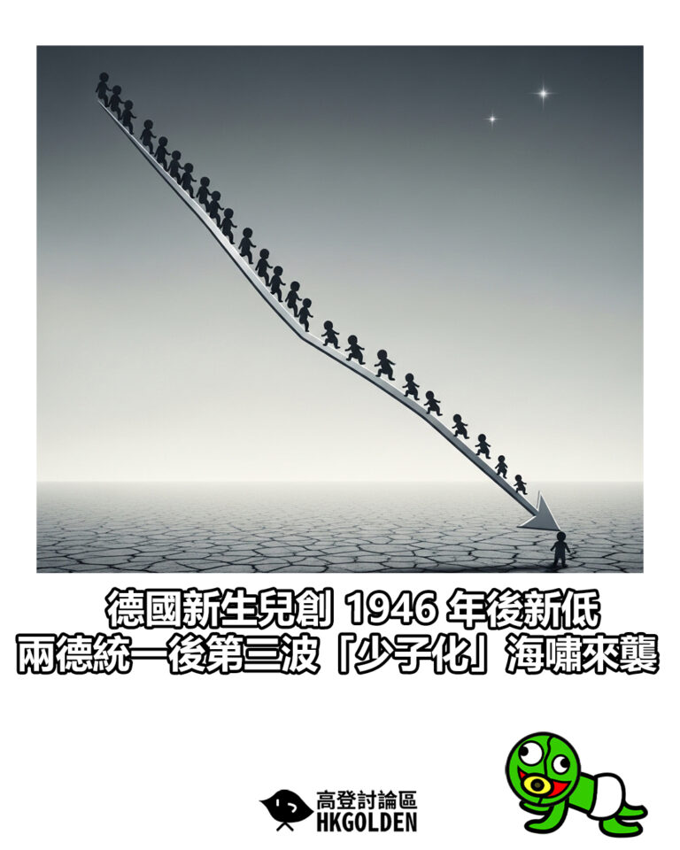 【德國新生兒創 1946 年後新低　兩德統一後第三波「少子化」海嘯來襲】