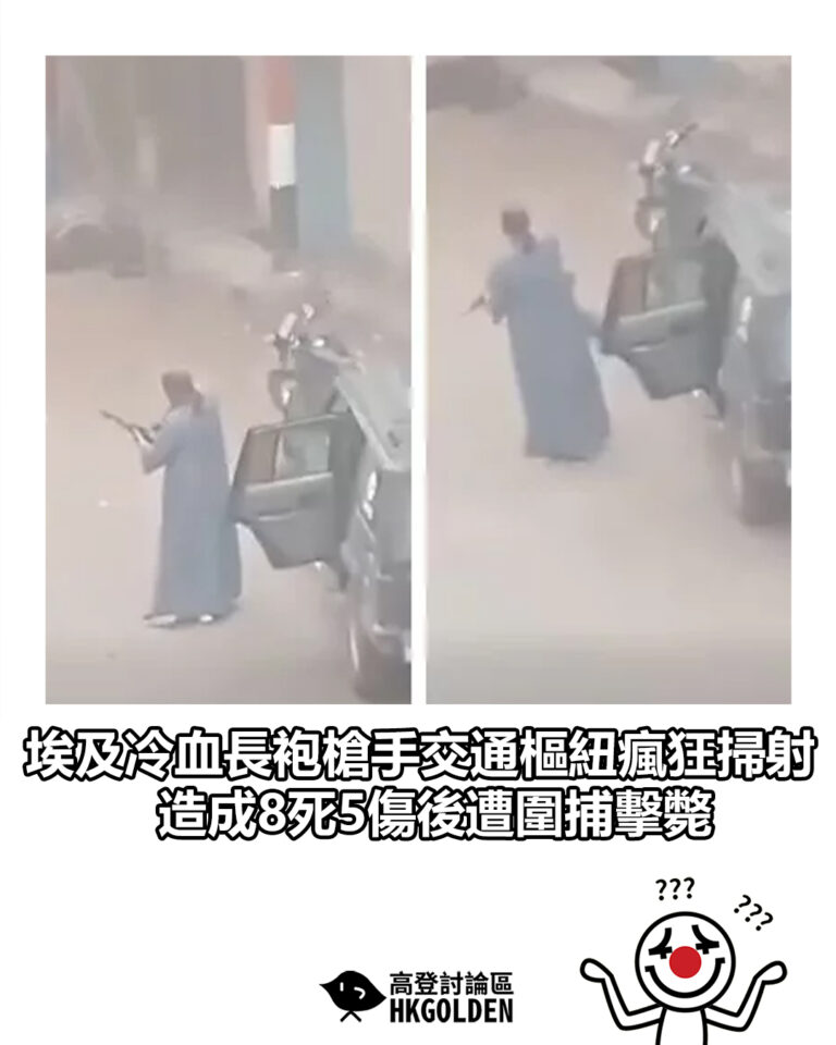 【埃及冷血長袍槍手交通樞紐瘋狂掃射 造成8死5傷後遭圍捕擊斃】 【埃及冷血長袍槍手交通樞紐瘋狂掃射 造成8死5傷後遭圍捕擊斃】