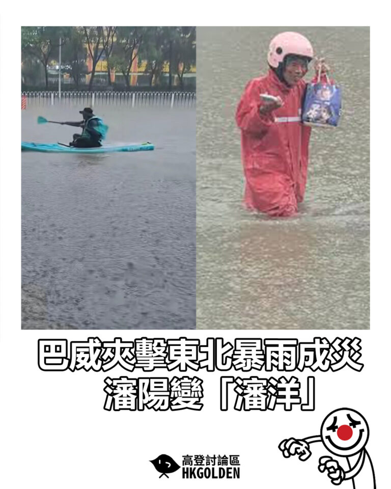 【巴威夾擊東北暴雨成災 瀋陽變「瀋洋」】 【巴威夾擊東北暴雨成災 瀋陽變「瀋洋」】