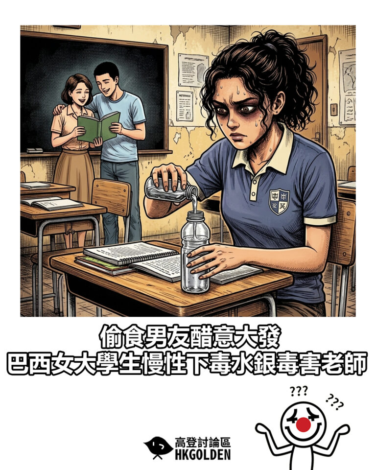 【偷食男友醋意大發 巴西女大學生慢性下毒水銀毒害老師】 【偷食男友醋意大發 巴西女大學生慢性下毒水銀毒害老師】