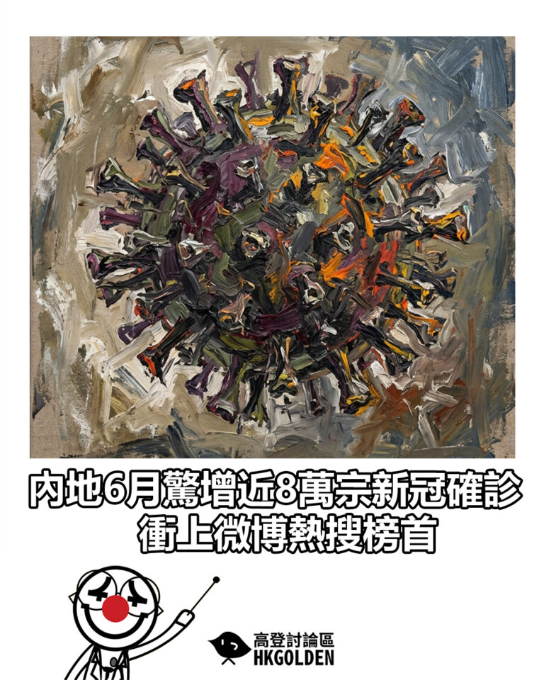 【內地6月驚增近8萬宗新冠確診 衝上微博熱搜榜首】