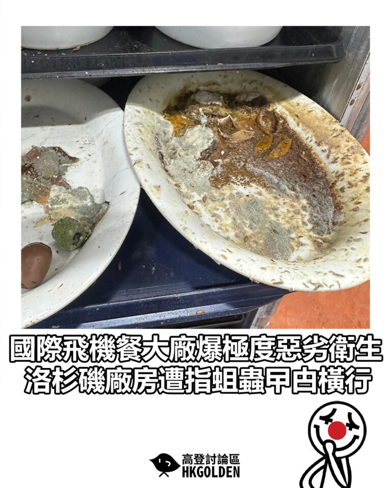 【國際飛機餐大廠爆極度惡劣衛生 洛杉磯廠房遭指蛆蟲曱甴橫行】