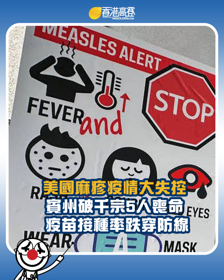 【美國麻疹疫情大失控 賓州破千宗5人喪命 疫苗接種率跌穿防線】