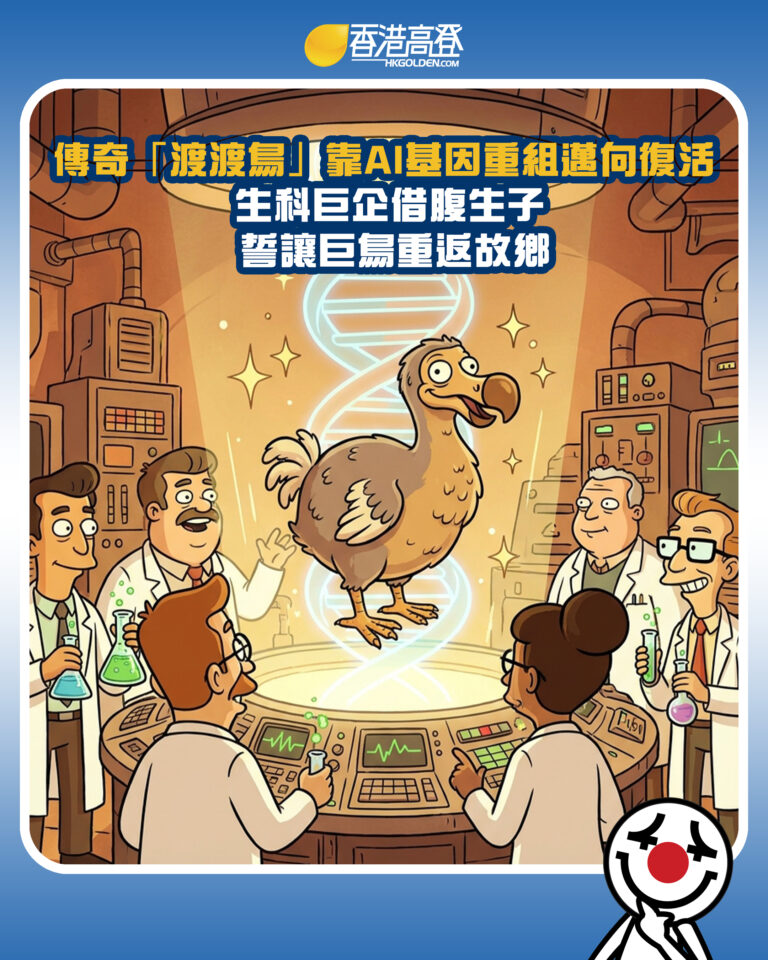 【傳奇「渡渡鳥」靠AI基因重組邁向復活 生科巨企借腹生子 誓讓巨鳥重返故鄉】 【傳奇「渡渡鳥」靠AI基因重組邁向復活 生科巨企借腹生子 誓讓巨鳥重返故鄉】